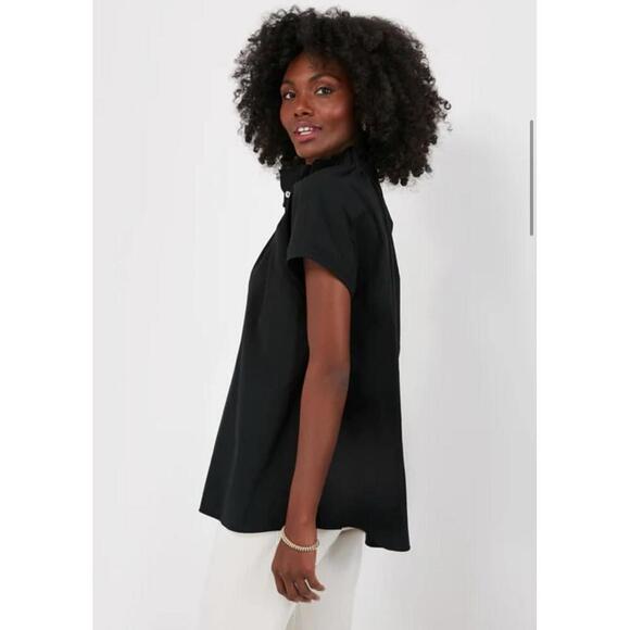 Tuckernuck Pomander Place Black Rae Blouse Top NWT Extra Small XS - Picture 3 of 8
